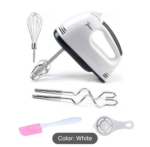 7-Speed Electric Hand Mixer - 5 Stainless Steel Attachments