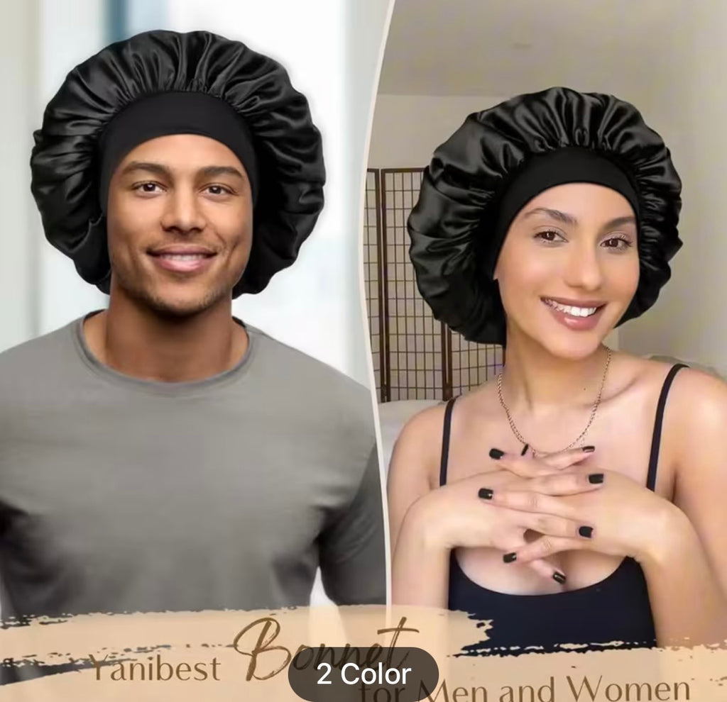 Silk Hair Bonnet - Nighttime Hair Protection