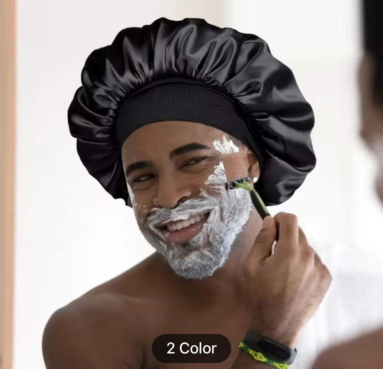 Silk Hair Bonnet - Nighttime Hair Protection