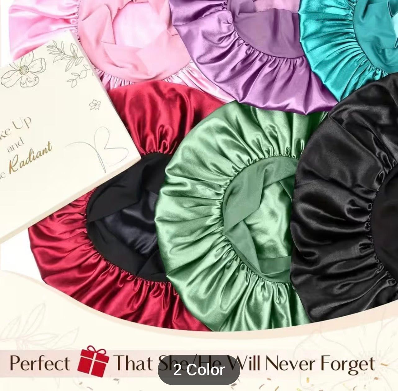Silk Hair Bonnet - Nighttime Hair Protection