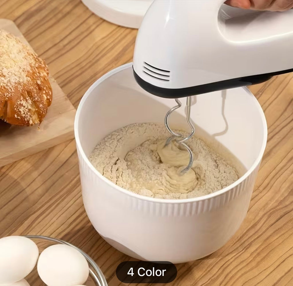 7-Speed Electric Hand Mixer - 5 Stainless Steel Attachments