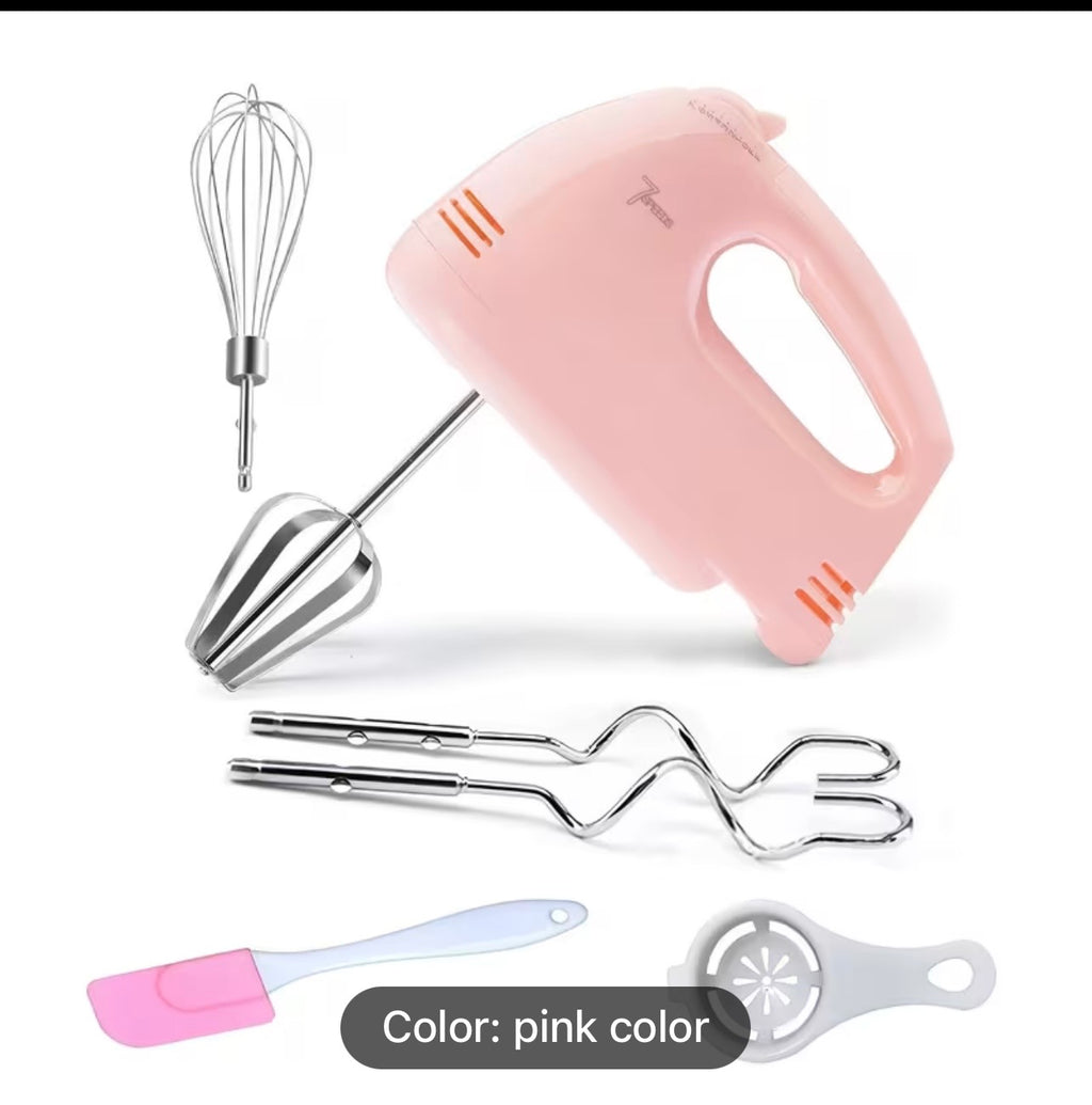 7-Speed Electric Hand Mixer - 5 Stainless Steel Attachments