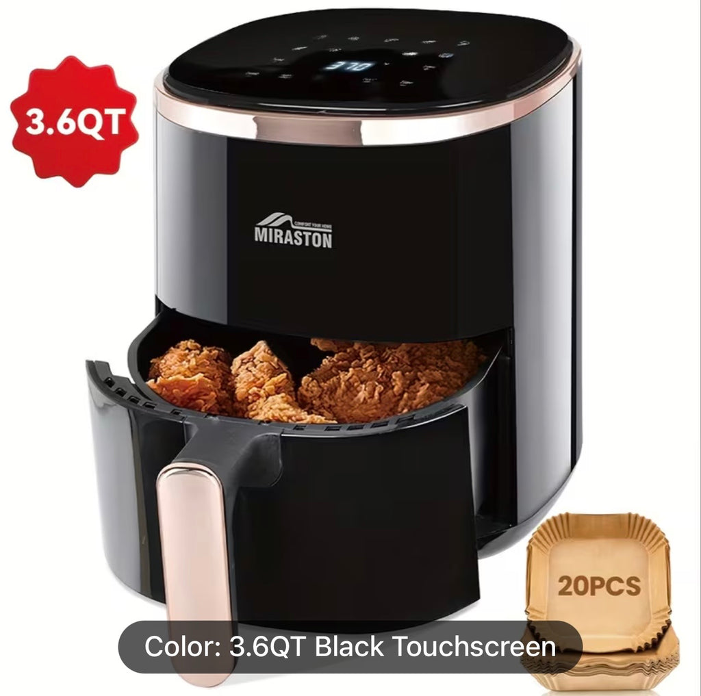 Large 8.5QT Air Fryer - Smart Touch Screen with 8 Presets