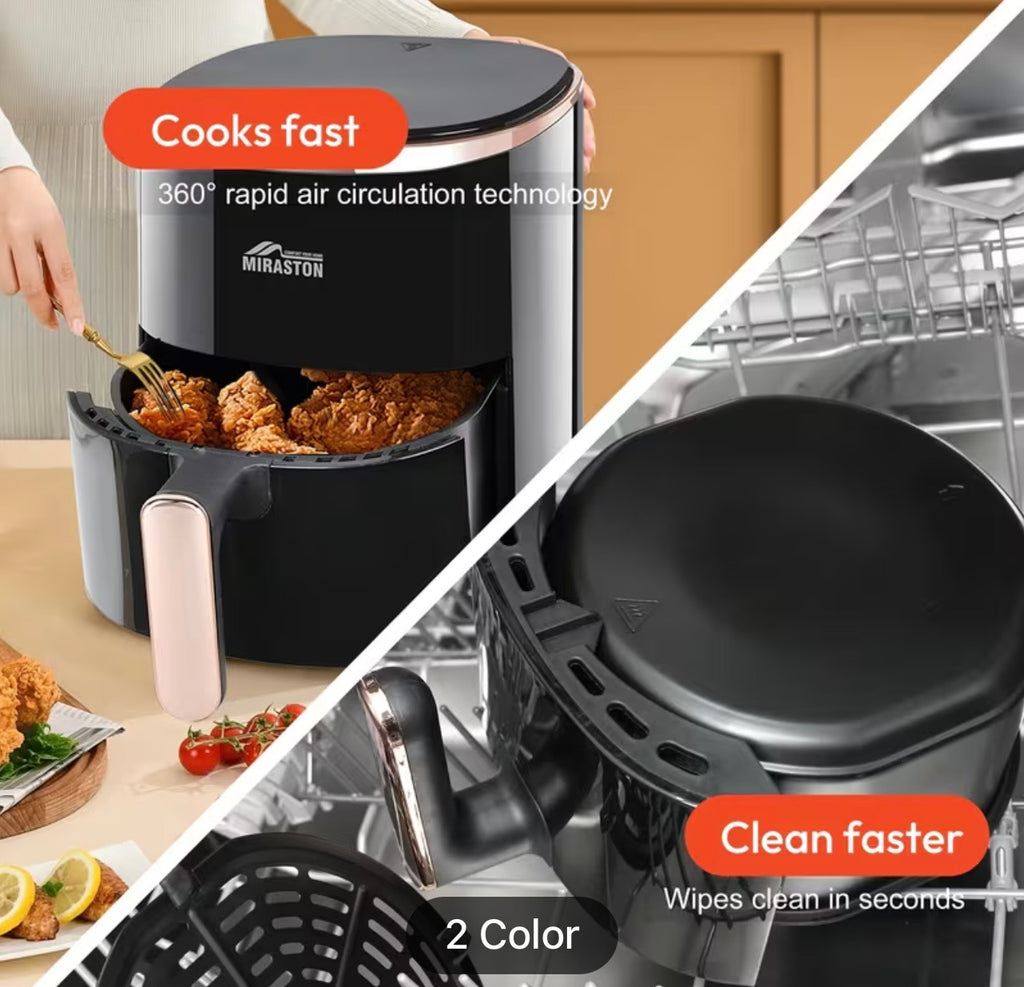 Large 8.5QT Air Fryer - Smart Touch Screen with 8 Presets