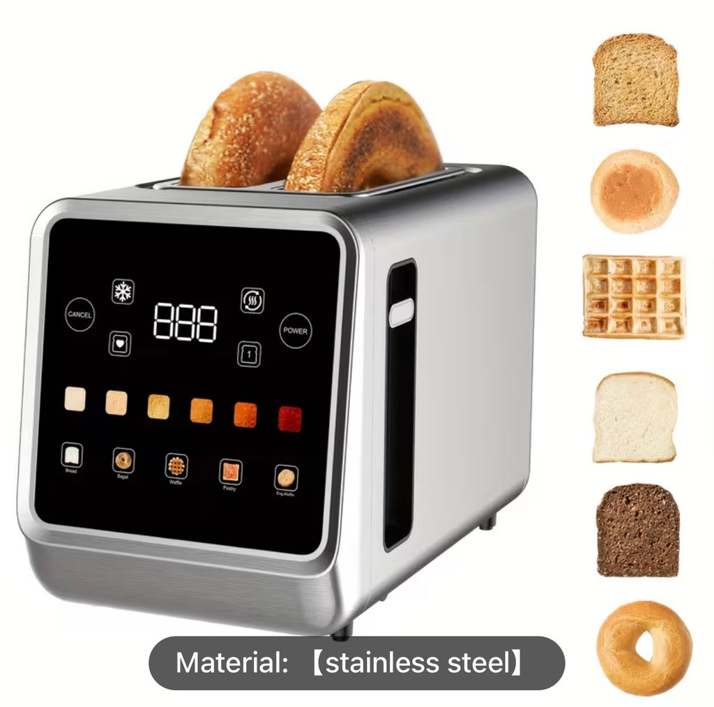 Smart Digital Toaster - 2-Slice with Touch Screen & 7 Shade Settings