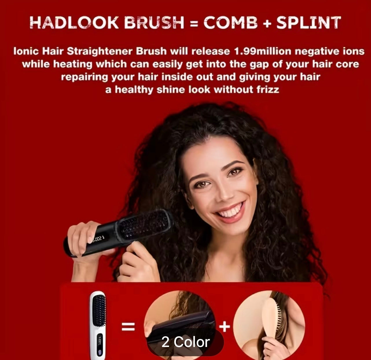 Portable Wireless Hair Straightener - USB Rechargeable
