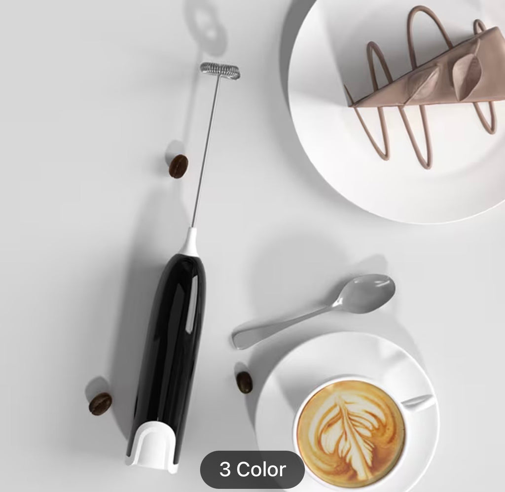 Electric Milk Frother - Barista-Style Foam Maker