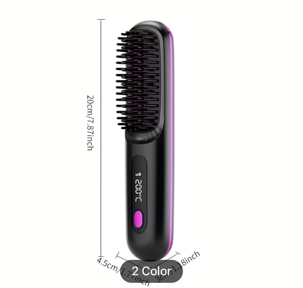 Portable Wireless Hair Straightener - USB Rechargeable