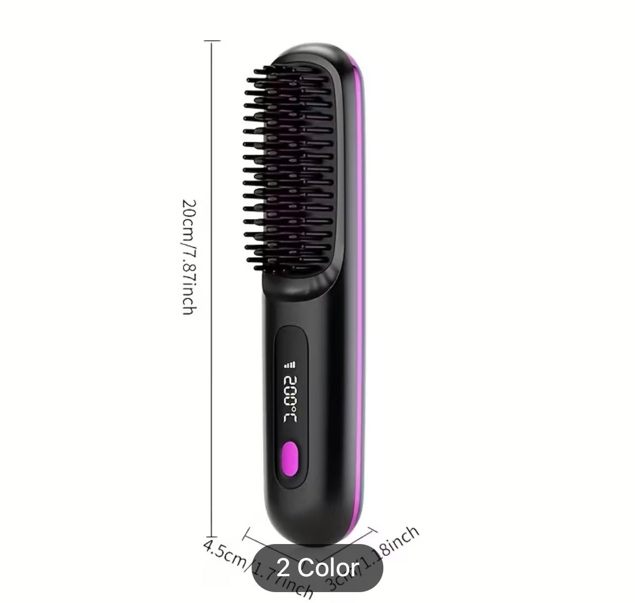 Portable Wireless Hair Straightener - USB Rechargeable