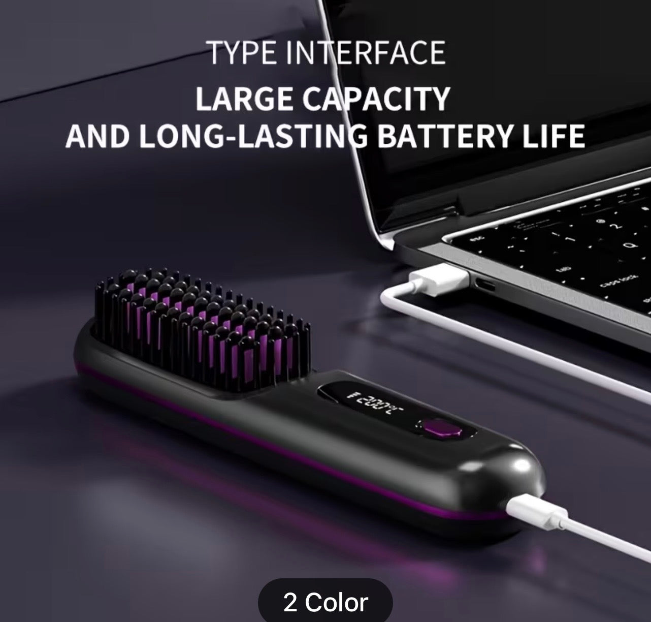 Portable Wireless Hair Straightener - USB Rechargeable