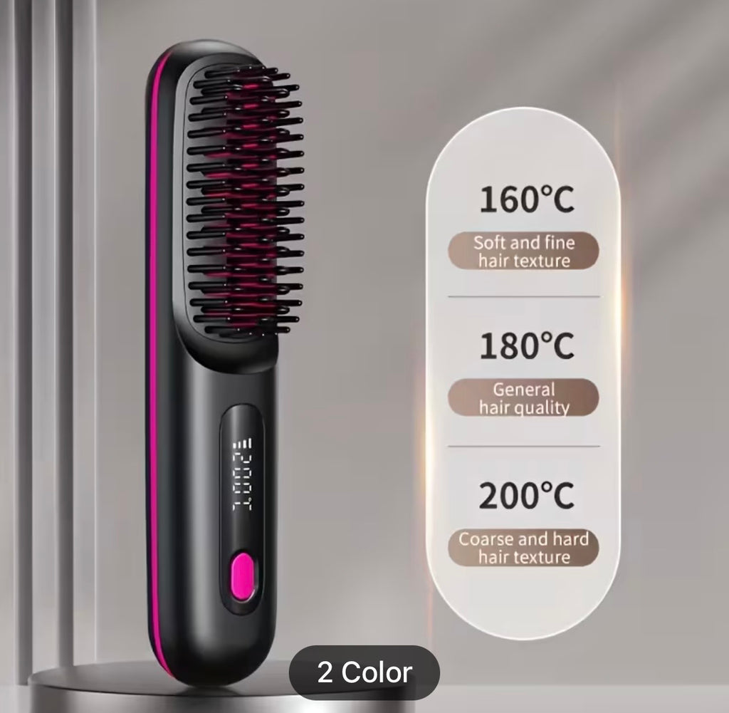 Portable Wireless Hair Straightener - USB Rechargeable
