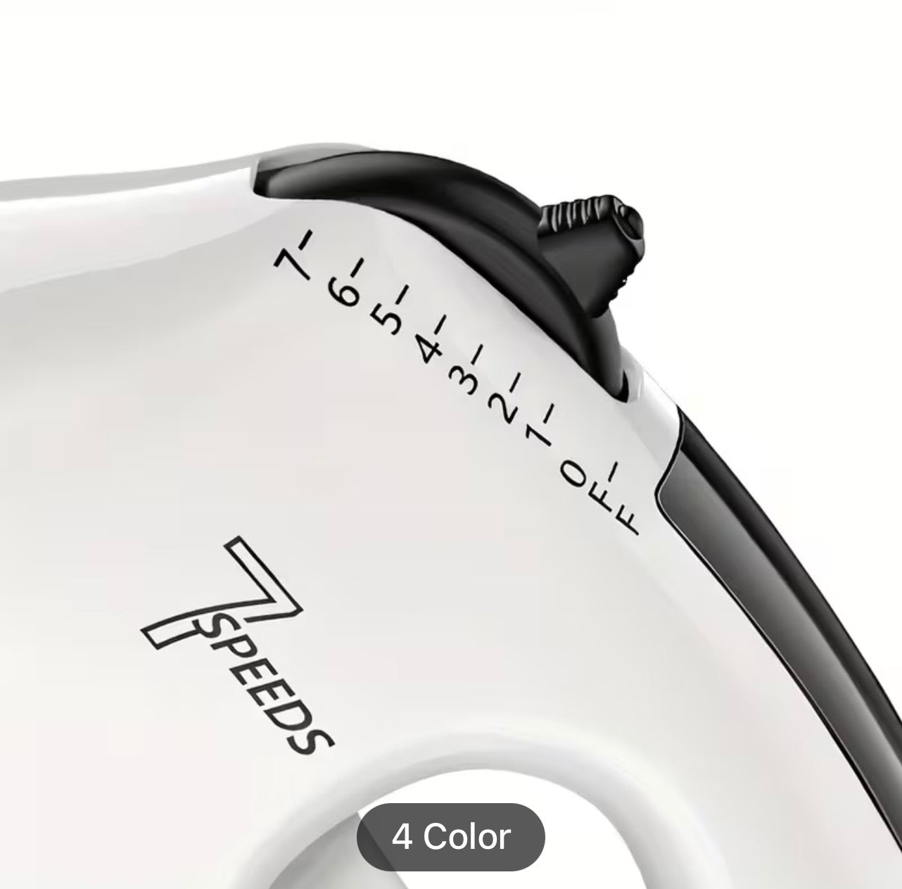 7-Speed Electric Hand Mixer - 5 Stainless Steel Attachments