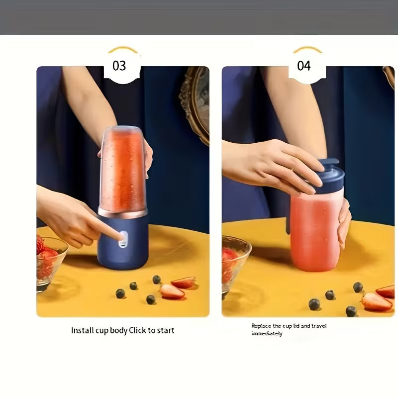 Portable USB Rechargeable Blender - Personal Smoothie Maker