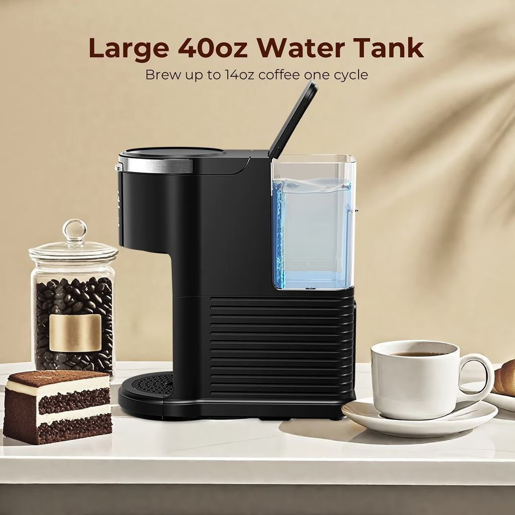 2-in-1 Coffee Maker - K-Cup & 5-Cup Programmable Brewer