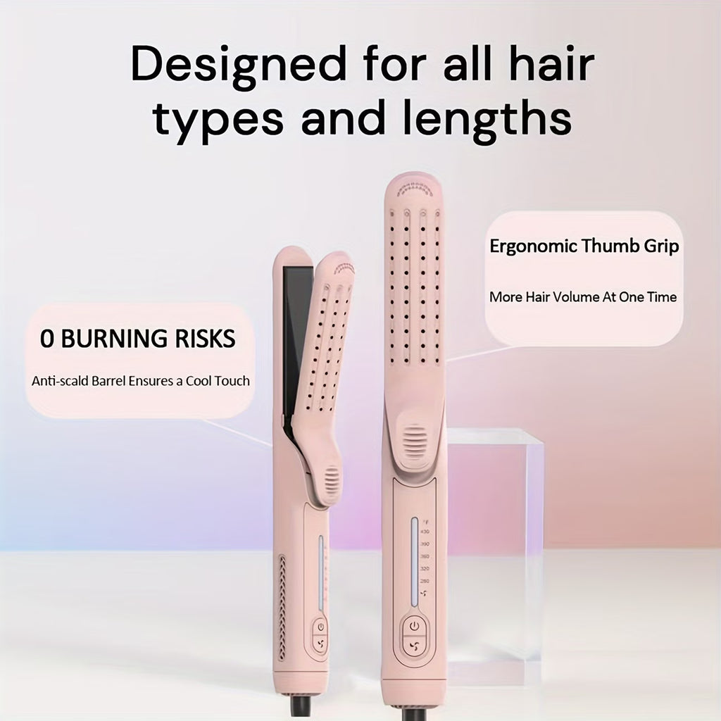360° Airflow Curling Iron - Dual-Purpose Ceramic Styler