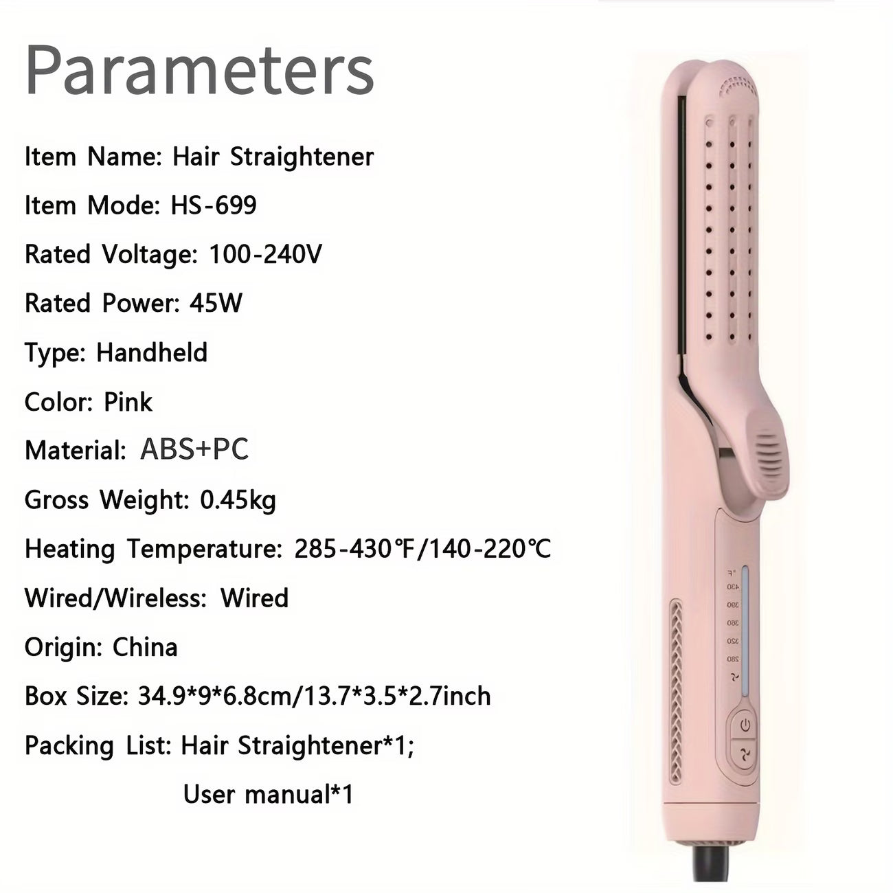 360° Airflow Curling Iron - Dual-Purpose Ceramic Styler