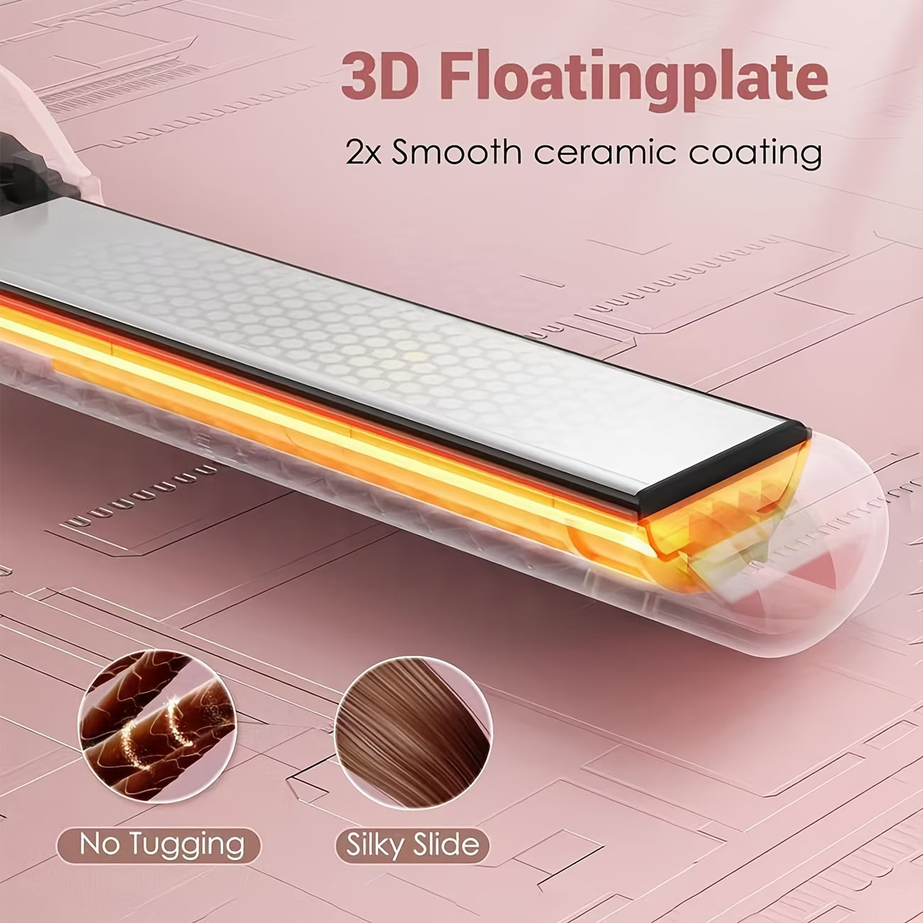 360° Airflow Curling Iron - Dual-Purpose Ceramic Styler