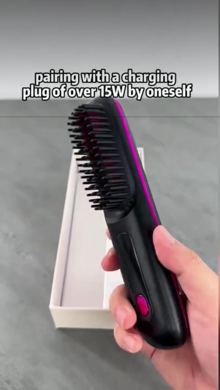Portable Wireless Hair Straightener - USB Rechargeable