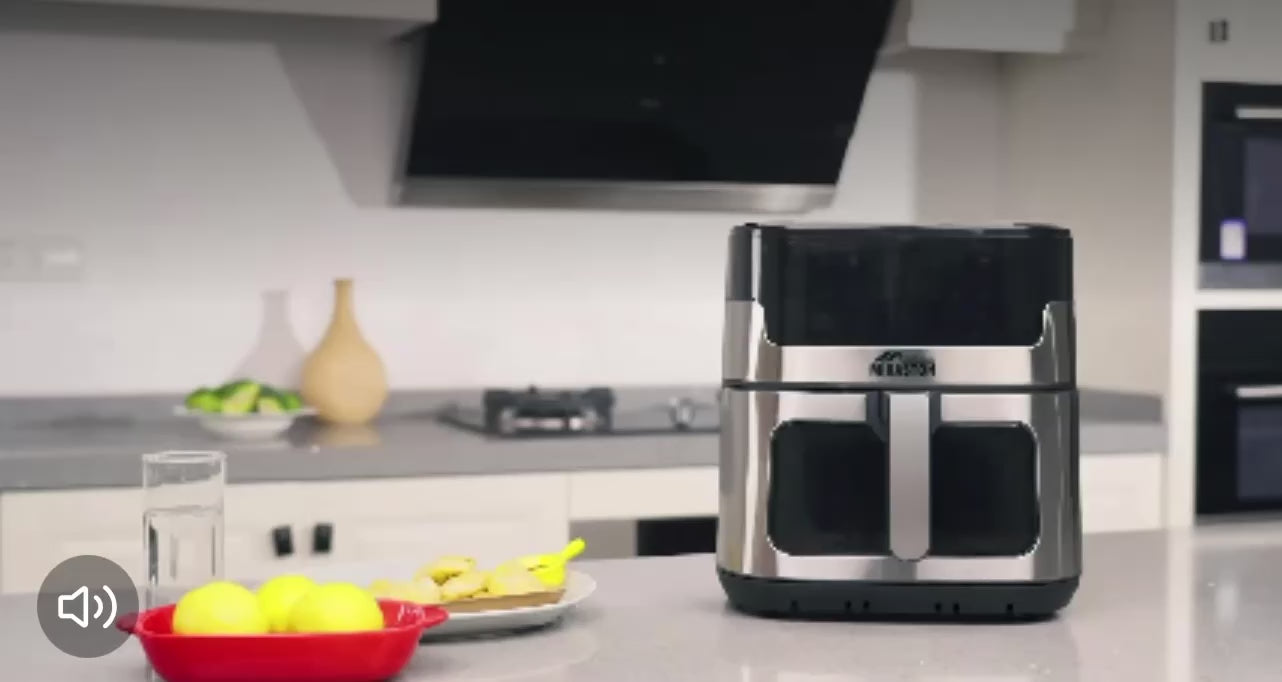 Large 8.5QT Air Fryer - Smart Touch Screen with 8 Presets
