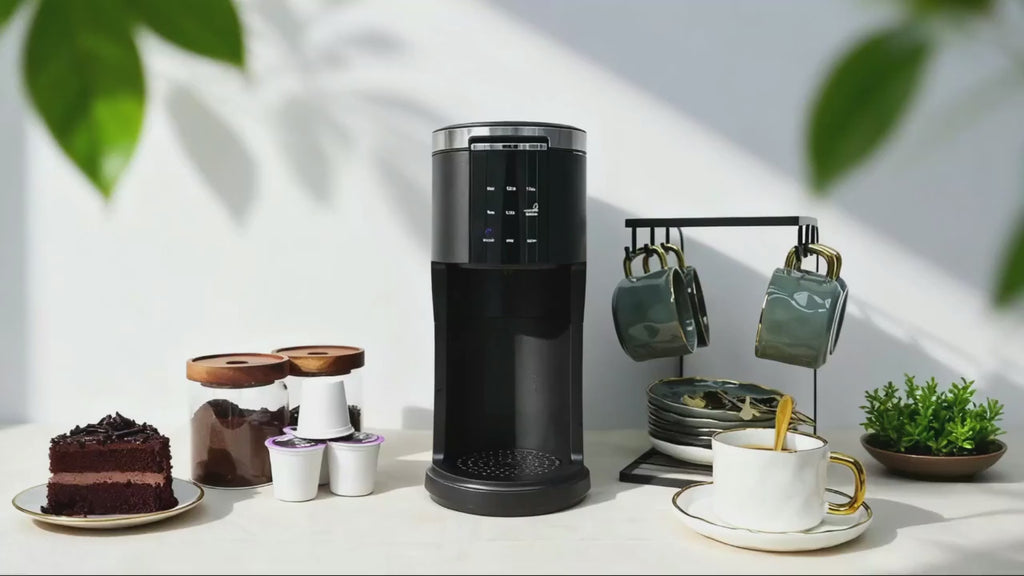 2-in-1 Coffee Maker - K-Cup & 5-Cup Programmable Brewer