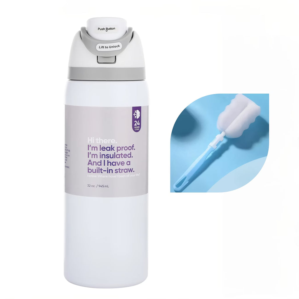 32oz Insulated Tumbler - Double-Wall Vacuum Stainless Steel