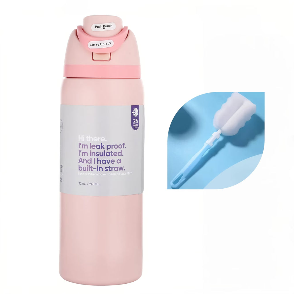 32oz Insulated Tumbler - Double-Wall Vacuum Stainless Steel