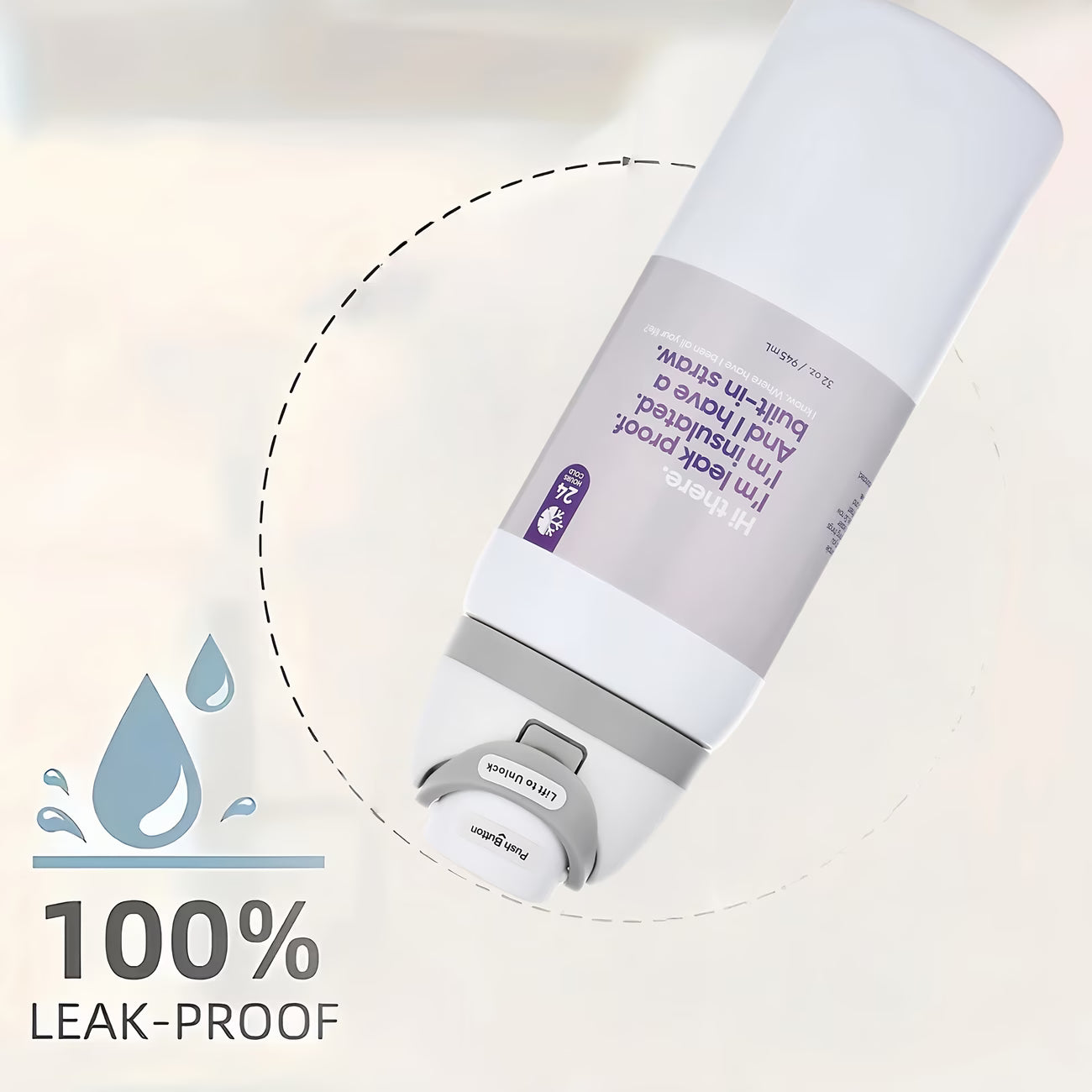 32oz Insulated Tumbler - Double-Wall Vacuum Stainless Steel